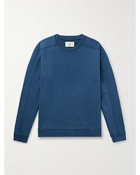Folk - Prism Garment-Dyed Cotton-Jersey Sweatshirt - Lyst