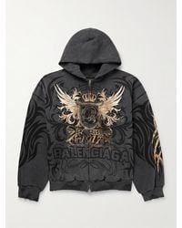 Balenciaga - Tacky Hoodie Mit Reißverschluss Regular Fit - Lyst