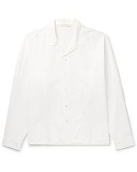 The Row - Elijas Convertible-Collar Cotton-Poplin Shirt - Lyst