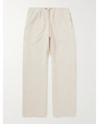 Les Tien - Heavyweight Structured-Fleece Cotton-Jersey Sweatpants - Lyst