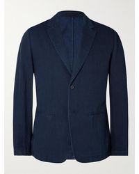 Theory - Clinton Cotton And Linen-Blend Blazer - Lyst