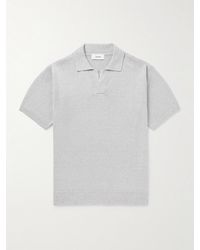 Lardini - Polohemd aus einer Leinen-Baumwollmischung - Lyst