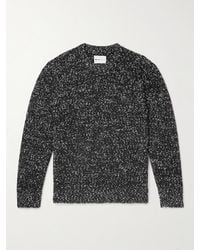 NN07 - Throwing Fits Mélange Knitted Sweater - Lyst