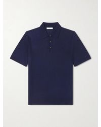 MR P. - Merino Wool Polo Shirt - Lyst
