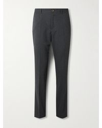 MR P. - Golf Samuel Tapered Checked Cotton-blend Seersucker Trousers - Lyst