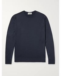John Smedley - Lundy Slim-Fit Merino Wool Sweater - Lyst