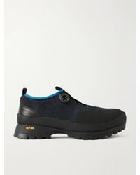 Blue Blue Japan - Pg Rubber-Trimmed Suede Sneakers - Lyst