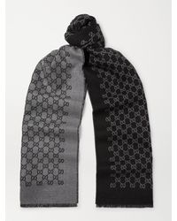 Gucci - Reversible Logo-print Wool Scarf - Lyst