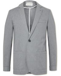 Oliver Spencer - Fairway Unstructured Cotton-blend Suit Jacket - Lyst