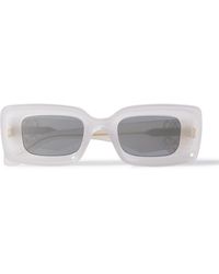 Loewe - Anagram Rectangular-Frame Acetate Sunglasses - Lyst