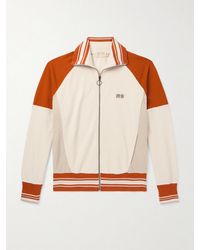 Nicholas Daley - Logo-embroidered Cotton-jersey Track Jacket - Lyst