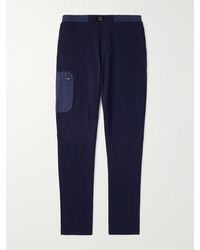 Sease - Straight-Leg Shell-Trimmed Wool-Blend Drawstring Trousers - Lyst