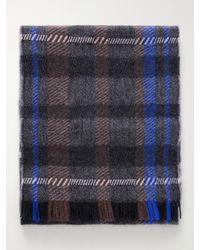 Johnstons of Elgin - Hirta Checked Cashmere Scarf - Lyst