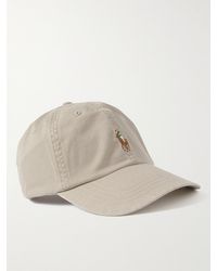 Polo Ralph Lauren - Logo-embroidered Cotton-twill Baseball Cap - Lyst