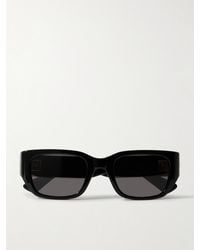 Bottega Veneta - Square-Frame Acetate And-Tone Sunglasses - Lyst