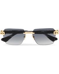 Dita Eyewear - Meta-Evo One Square-Frame-Tone And Acetate Sunglasses - Lyst