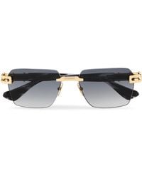 Dita Eyewear - Meta-Evo One Square-Frame-Tone And Acetate Sunglasses - Lyst