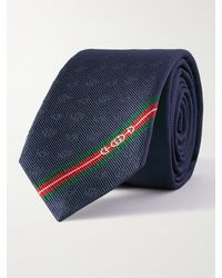 Gucci - 7cm Logo-jacquard Silk Tie - Lyst