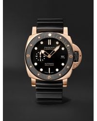 Panerai - Submersible Quarantaquattro Automatic 44mm Goldtechtm Orocarbo And Rubber Watch - Lyst