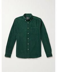 Portuguese Flannel - Lobo Button-down Collar Cotton-corduroy Shirt - Lyst