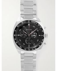 Gucci - Interlocking Chronograph 41Mm Stainless Steel Watch - Lyst