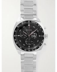 Gucci - Interlocking Chronograph 41Mm Stainless Steel Watch - Lyst