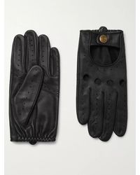 Dents - Mens Black Leather Driving Gloves - Lyst