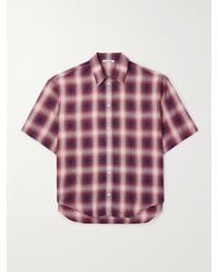 Acne Studios - Oversized Checked Woven Shirt - Lyst