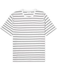 MR P. - Striped Recycled And Organic Cotton-Blend Jersey T-Shirt - Lyst