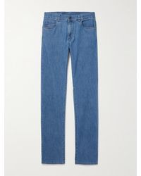 Canali - Slim-Fit Straight-Leg Jeans - Lyst