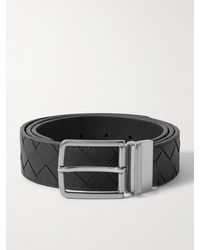 Bottega Veneta - 3.5Cm Reversible Intrecciato Leather Belt - Lyst