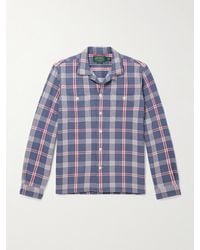 Polo Ralph Lauren - Polo Country Convertible-Collar Checked Cotton-Flannel Shirt - Lyst