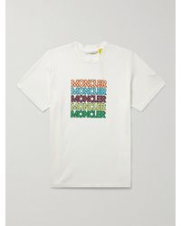 Moncler Genius - 2 Moncler 1952 Logo-Print Cotton-Jersey T-Shirt - Lyst