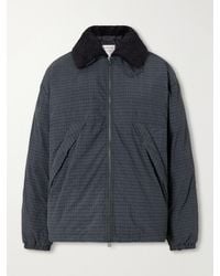 A Kind Of Guise - Esca Checked Cotton, Alpaca And Mohair-Trimmed Shell Down Jacket - Lyst