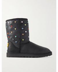UGG - Gallery Dept. Classic Short Regenerate Shearling-lined Embellished Leather Boots - Lyst