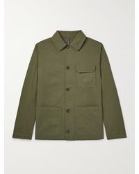 Incotex - Stretch Cotton-twill Shirt Jacket - Lyst
