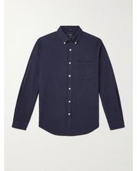 Portuguese Flannel - Atlantico Slim-Fit Button-Down Collar Cotton-Seersucker Shirt - Lyst