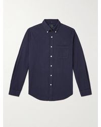 Portuguese Flannel - Atlantico Slim-Fit Button-Down Collar Cotton-Seersucker Shirt - Lyst