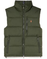 Polo Ralph Lauren - Gorham Logo-Embroidered Quilted Padded Shell Down Gilet - Lyst