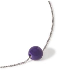 Dries Van Noten - Silver-tone And Enamel Chain Necklace - Lyst