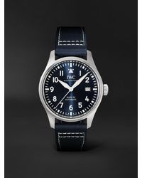 IWC Schaffhausen - Pilot's Mark Xx Automatic 40mm Stainless Steel And Leather Watch - Lyst