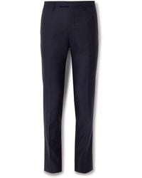 Boglioli - Slim-fit Virgin Wool-blend Tuxedo Trousers - Lyst
