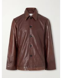Studio Nicholson - Leather Jacket - Lyst