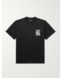 Carhartt - T-shirt in jersey di cotone con logo - Lyst