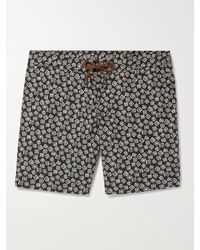 Thorsun - Charvet Mid-Length Printed Swim Shorts - Lyst