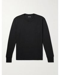Tom Ford - Lyocell And Cotton-blend Jersey T-shirt - Lyst