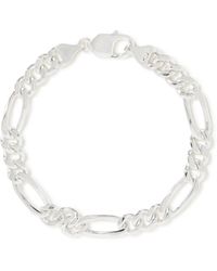 Pearls Before Swine Figaro Link Silver Chain Bracelet - Metallic