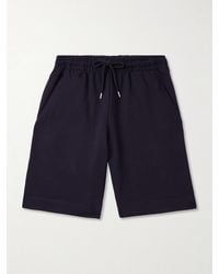 Dries Van Noten - Wide-Leg Cotton-Jersey Drawstring Shorts - Lyst