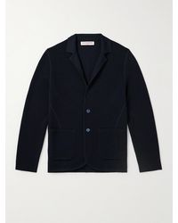 Orlebar Brown - Rainer Merino Wool-Piqué Cardigan - Lyst