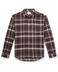 NN07 - Deon 5465 Checked Organic Cotton-flannel Shirt - Lyst